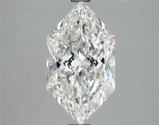 3.63ct Hexagonal Lab Grown Diamond (Colour E, Clarity VVS2, IGI Certified)