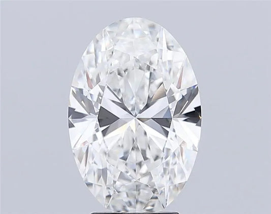 3.78ct Oval Lab Grown Diamond (Colour E, Clarity VVS2, IGI Certified)