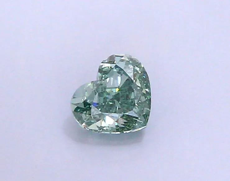 1.17ct Heart Lab Grown Diamond (Colour Fancy Intense Green, Clarity VVS2, IGI Certified)