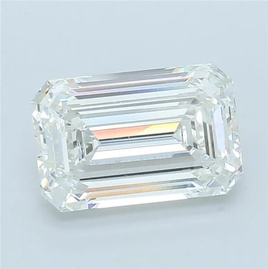 5.03ct Emerald Lab Grown Diamond (Colour G, Clarity VVS2, IGI Certified)