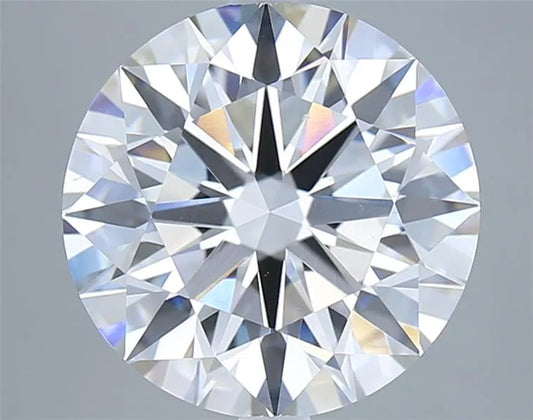 5.00ct Round Lab Grown Diamond (Colour F, Clarity VS1, Cut ID, IGI Certified)
