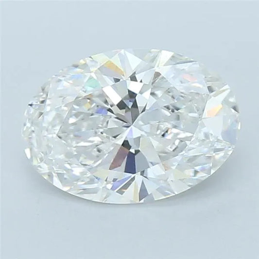 3.10ct Oval Lab Grown Diamond (Colour E, Clarity VS1, IGI Certified)
