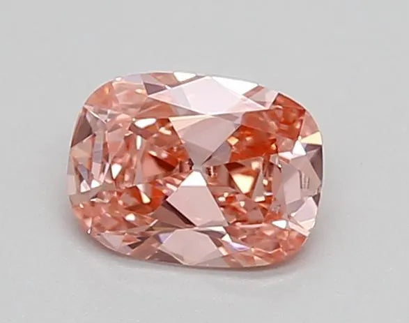 0.47ct Cushion modified Lab Grown Diamond (Colour Fancy Vivid Pink, Clarity VS1, IGI Certified)