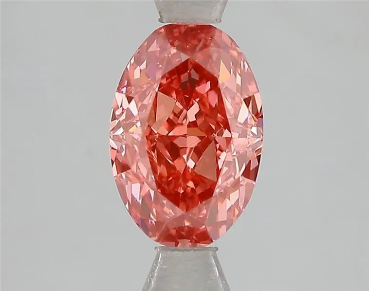 2.07ct Oval Lab Grown Diamond (Colour Fancy Vivid Pink, Clarity VS1, IGI Certified)