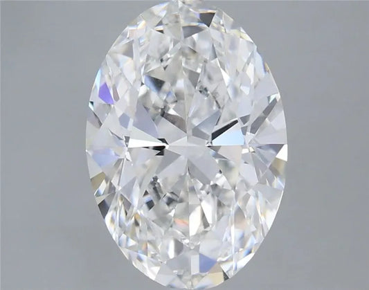 3.75ct Oval Lab Grown Diamond (Colour F, Clarity VVS1, IGI Certified)