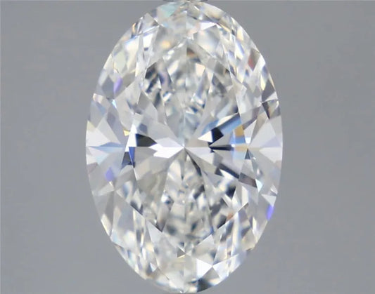 4.00ct Oval Lab Grown Diamond (Colour F, Clarity VVS2, IGI Certified)