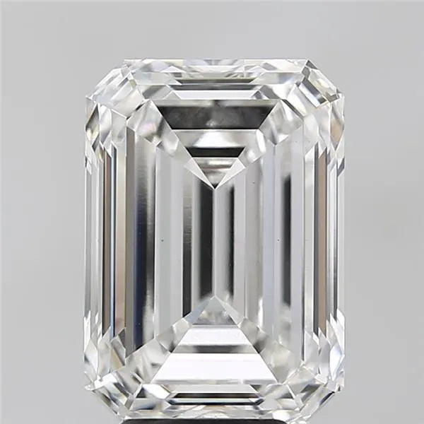 5.75ct Emerald Lab Grown Diamond (Colour F, Clarity VVS2, IGI Certified)