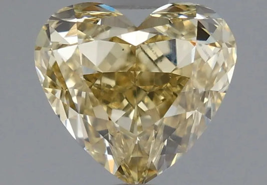 1.35ct Heart Lab Grown Diamond (Colour Fancy Intense Yellow, Clarity VS1, IGI Certified)