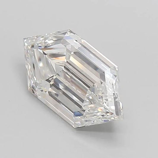3.03ct Hexagonal Lab Grown Diamond (Colour E, Clarity VVS2, IGI Certified)