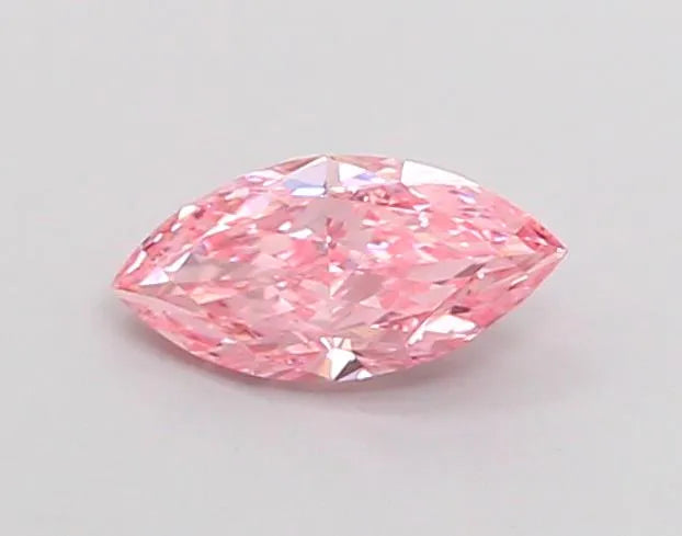 0.42ct Marquise Lab Grown Diamond (Colour Fancy Vivid Pink, Clarity VVS2, IGI Certified)