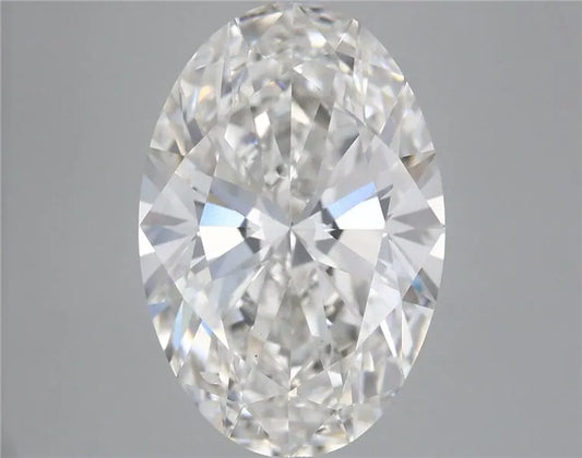 4.62ct Oval Lab Grown Diamond (Colour G, Clarity VS2, IGI Certified)