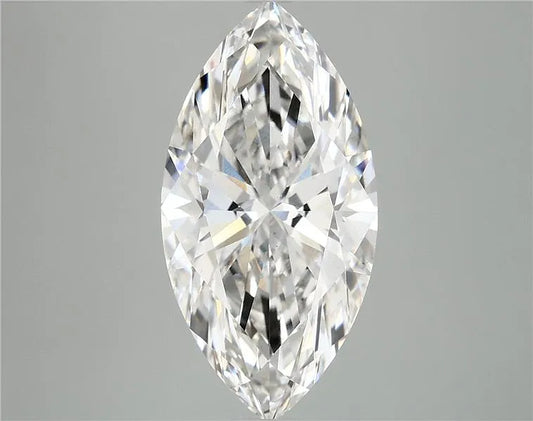 5.10ct Marquise Lab Grown Diamond (Colour F, Clarity VS1, IGI Certified)