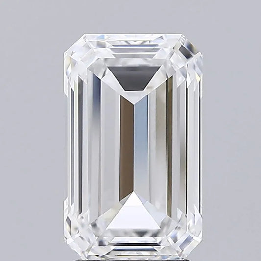 3.23ct Emerald Lab Grown Diamond (Colour E, Clarity IF, IGI Certified)