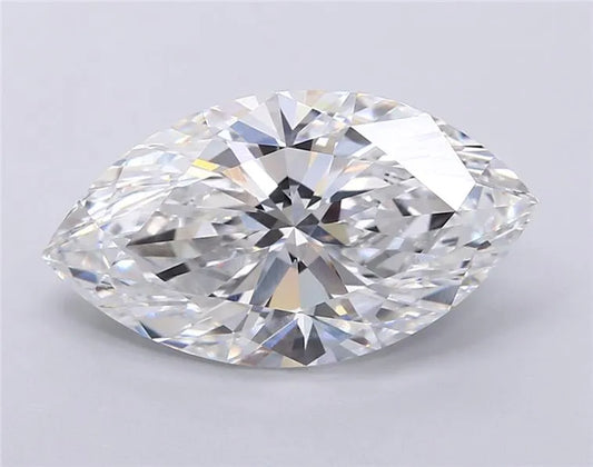 5.07ct Marquise Lab Grown Diamond (Colour D, Clarity VVS2, IGI Certified)