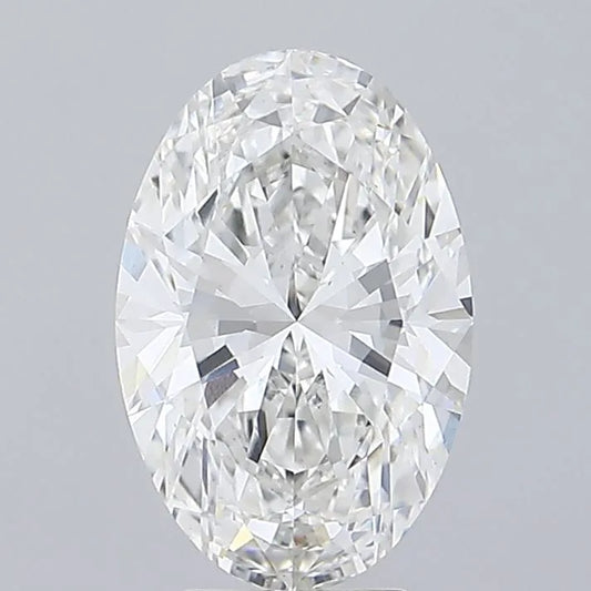 5.00ct Oval Lab Grown Diamond (Colour F, Clarity VS1, IGI Certified)
