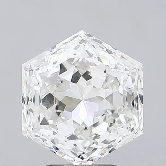 5.03ct Hexagonal Lab Grown Diamond (Colour F, Clarity VVS2, IGI Certified)