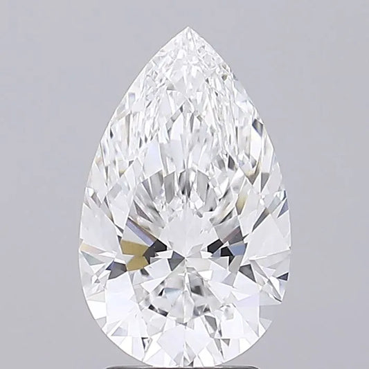 3.00ct Pear Lab Grown Diamond (Colour E, Clarity IF, IGI Certified)
