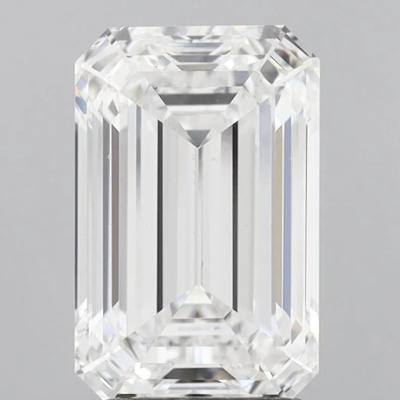 3.00ct Emerald Lab Grown Diamond (Colour D, Clarity VS2, IGI Certified)