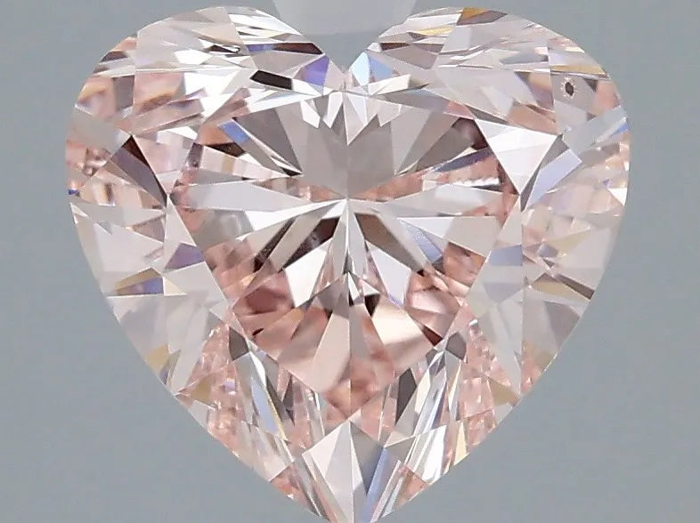 3.00ct Heart Lab Grown Diamond (Colour Fancy Intense Pink, Clarity VS2, IGI Certified)