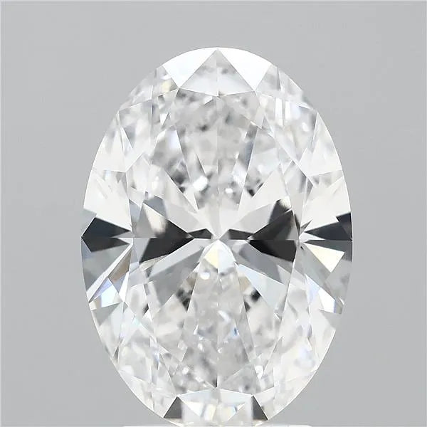 3.00ct Oval Lab Grown Diamond (Colour E, Clarity VVS1, IGI Certified)