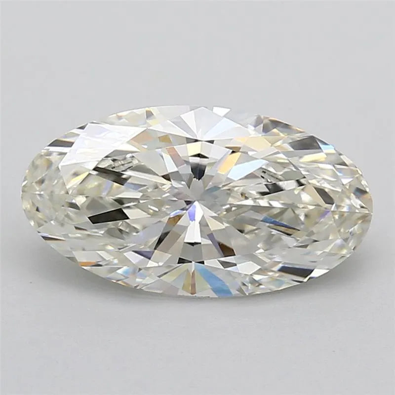 3.00ct Oval Lab Grown Diamond (Colour H, Clarity VVS2, IGI Certified)