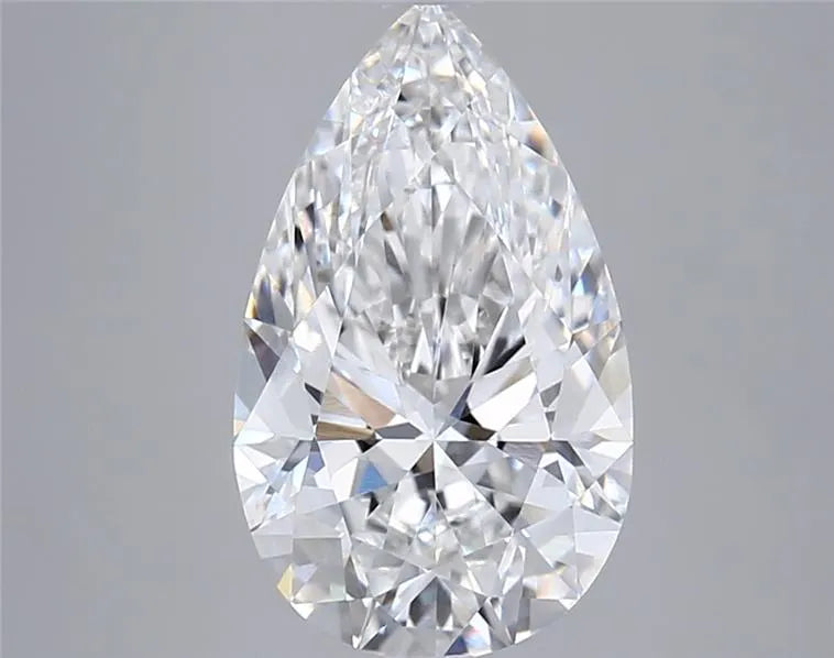 3.00ct Pear Lab Grown Diamond (Colour E, Clarity VS1, IGI Certified)