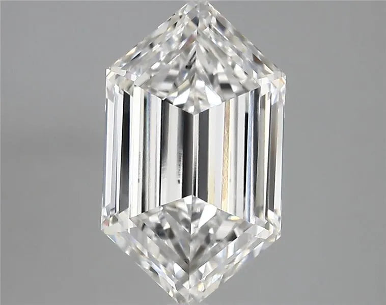 3.01ct Hexagonal Lab Grown Diamond (Colour E, Clarity VVS2, IGI Certified)