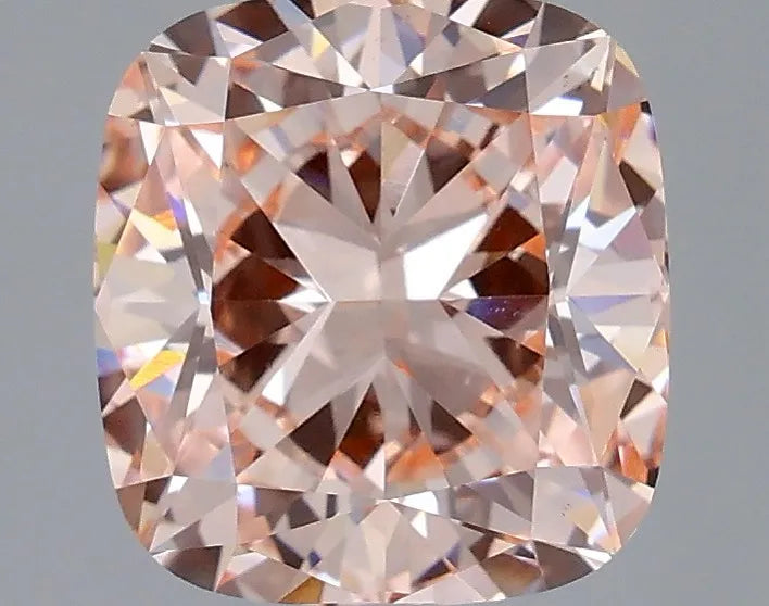 3.02ct Cushion modified Lab Grown Diamond (Colour Fancy Intense Pink, Clarity VS1, IGI Certified)