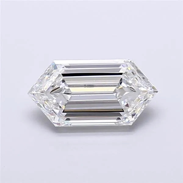 3.02ct Hexagonal Lab Grown Diamond (Colour F, Clarity VVS2, IGI Certified)