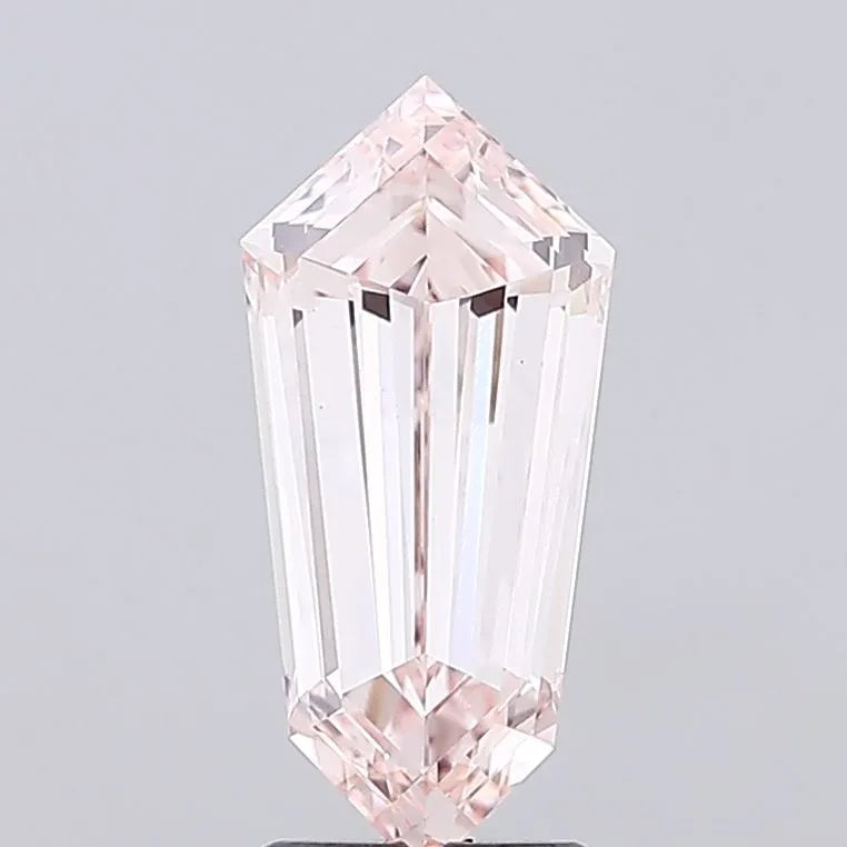 3.02ct Hexagonal Lab Grown Diamond (Colour Fancy Pink, Clarity VVS2, IGI Certified)