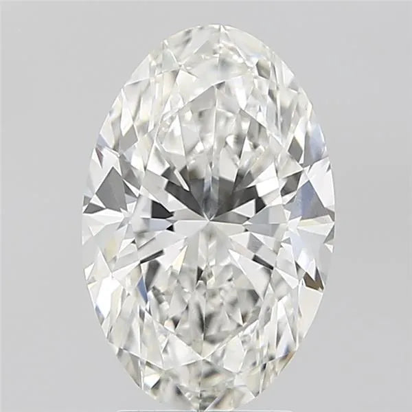 3.02ct Oval Lab Grown Diamond (Colour G, Clarity VVS2, IGI Certified)