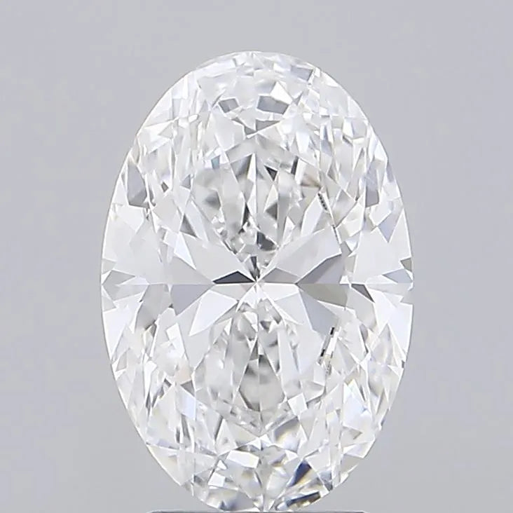 3.03ct Oval Lab Grown Diamond (Colour D, Clarity VVS2, IGI Certified)