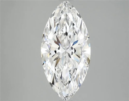 3.04ct Marquise Lab Grown Diamond (Colour D, Clarity VVS2, IGI Certified)