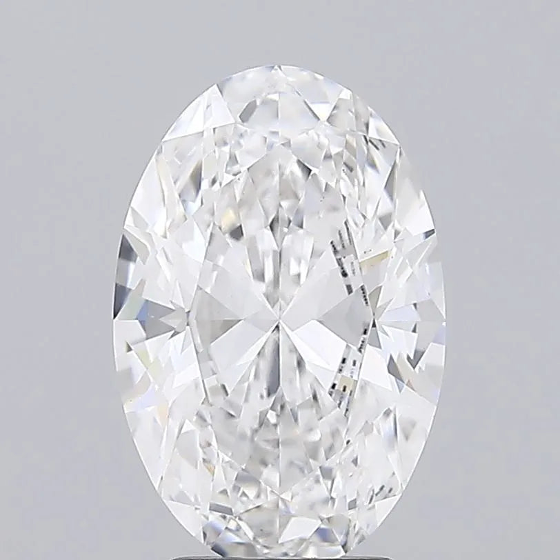 3.04ct Oval Lab Grown Diamond (Colour E, Clarity VS1, IGI Certified)
