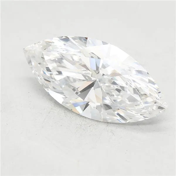 3.05ct Marquise Lab Grown Diamond (Colour F, Clarity VVS2, IGI Certified)