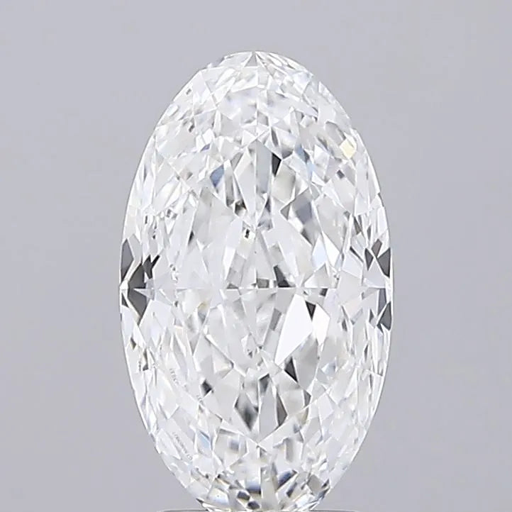 3.05ct Oval Lab Grown Diamond (Colour E, Clarity VVS2, IGI Certified)