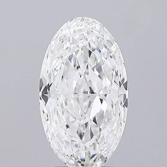 3.05ct Oval Lab Grown Diamond (Colour E, Clarity VVS2, IGI Certified)