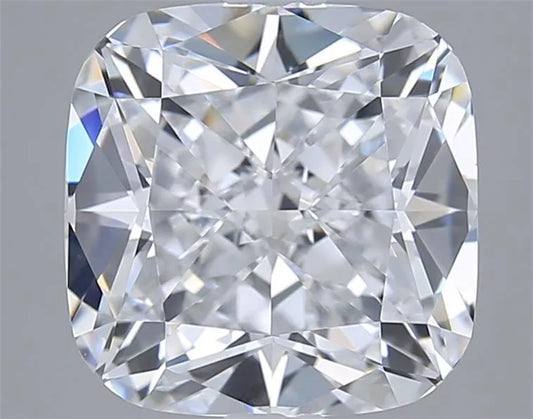 3.06ct Cushion modified Lab Grown Diamond (Colour D, Clarity VVS2, IGI Certified)