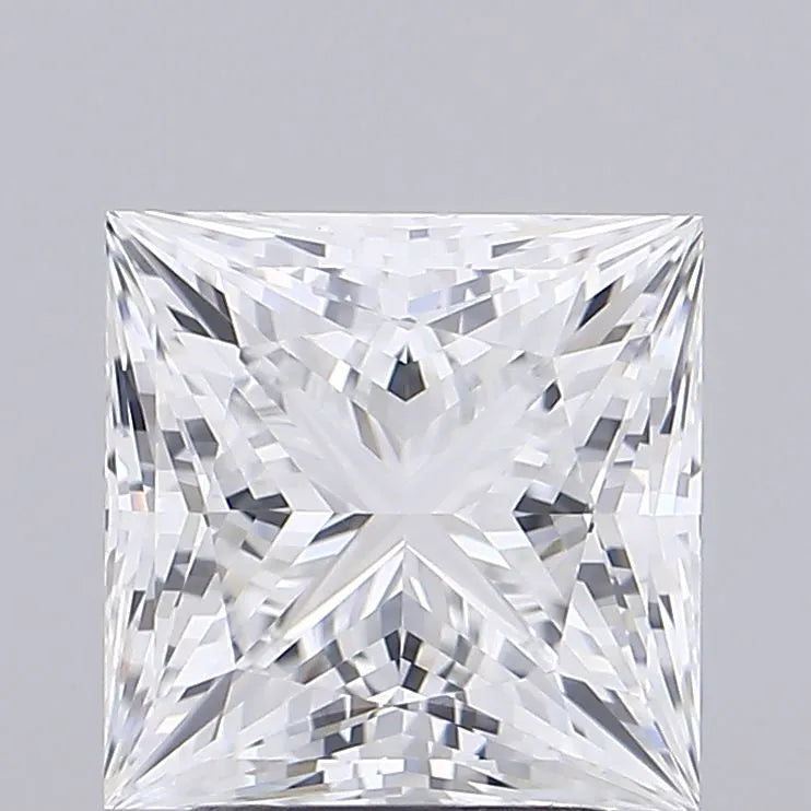 3.06ct Princess Lab Grown Diamond (Colour E, Clarity VVS2, IGI Certified)