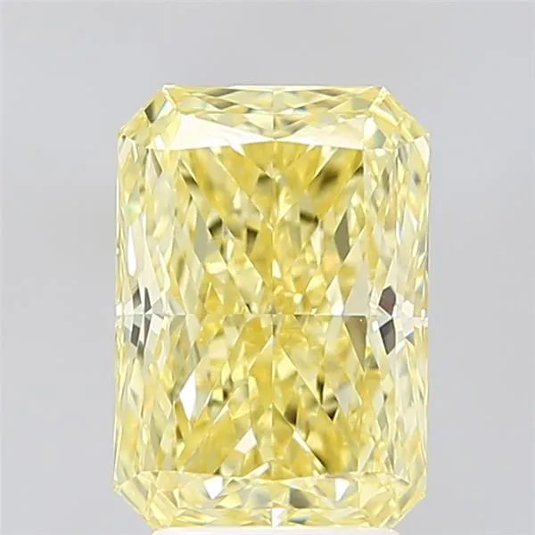 3.06ct Radiant Lab Grown Diamond (Colour Fancy Intense Yellow, Clarity VS1, IGI Certified)