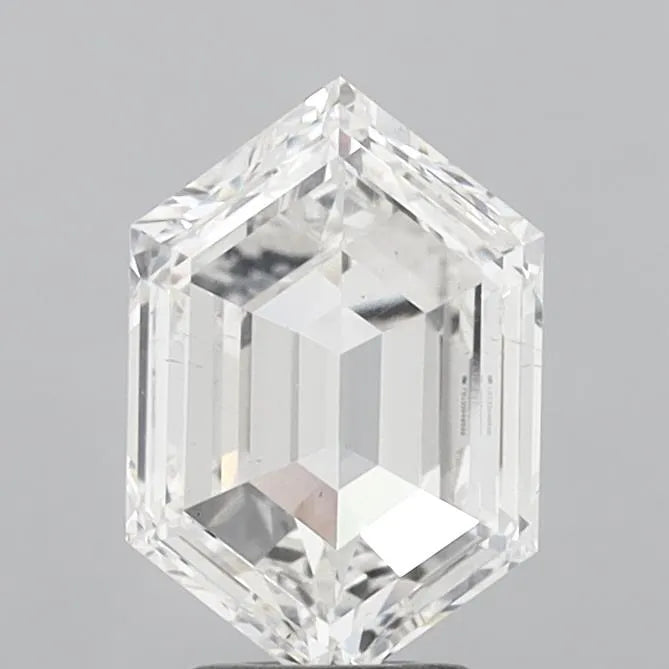 3.07ct Hexagonal Lab Grown Diamond (Colour F, Clarity VS2, IGI Certified)
