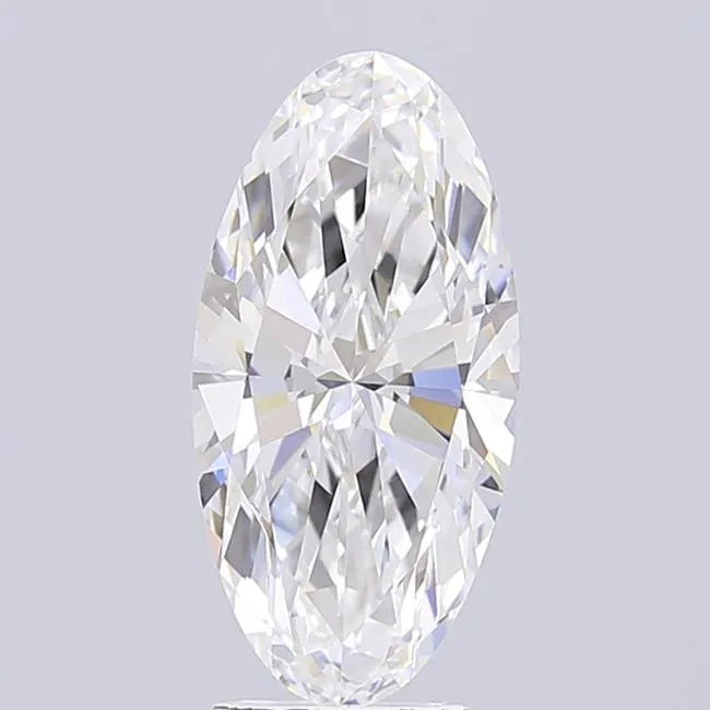 3.07ct Oval Lab Grown Diamond (Colour D, Clarity VVS2, IGI Certified)