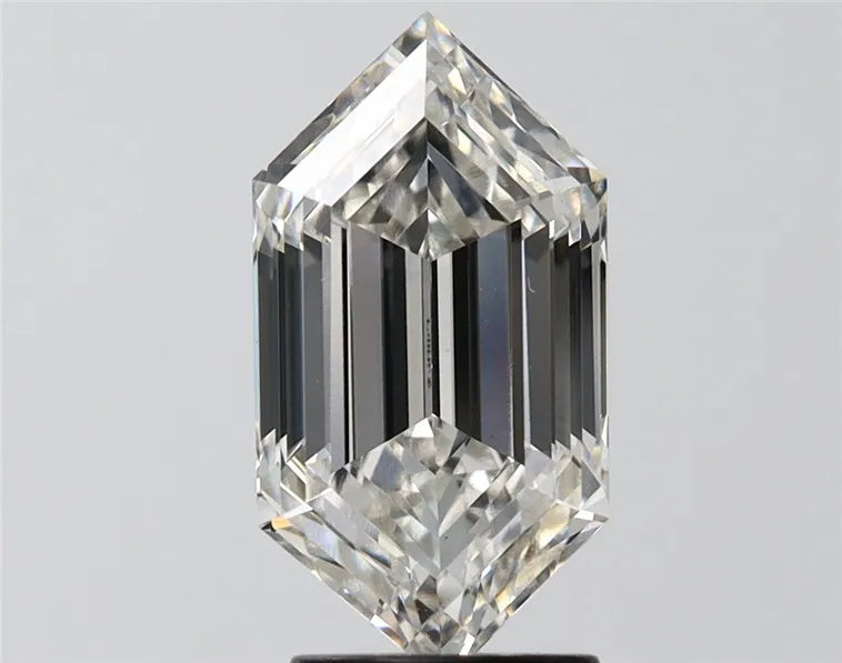 3.08ct Hexagonal Lab Grown Diamond (Colour G, Clarity VS1, IGI Certified)