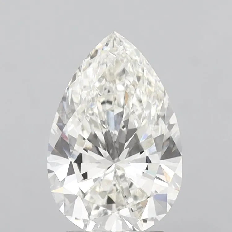 3.08ct Pear Lab Grown Diamond (Colour G, Clarity VVS2, IGI Certified)