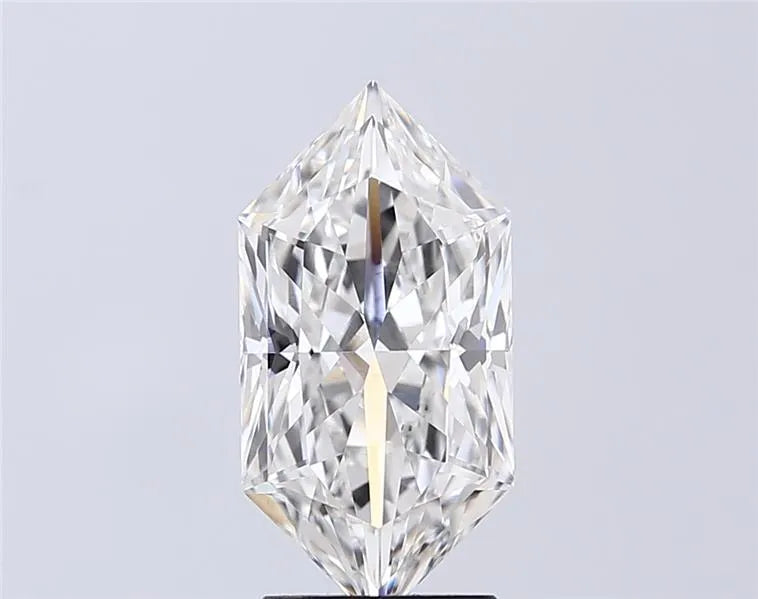 3.09ct Hexagonal Lab Grown Diamond (Colour F, Clarity VVS2, IGI Certified)