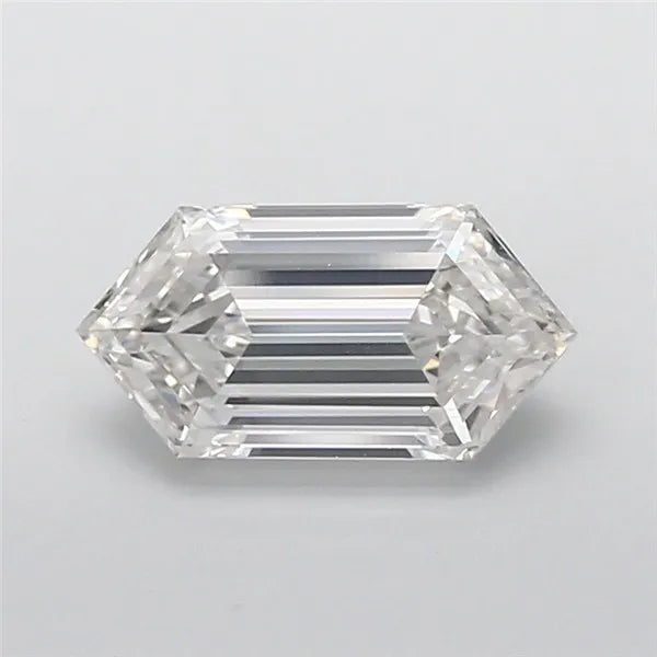 3.09ct Hexagonal Lab Grown Diamond (Colour G, Clarity VVS2, IGI Certified)