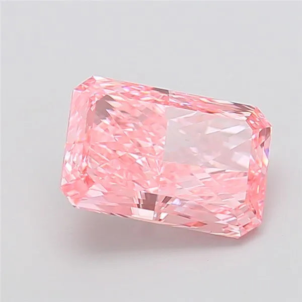 3.10ct Radiant Lab Grown Diamond (Colour Fancy Vivid Pink, Clarity VVS2, IGI Certified)
