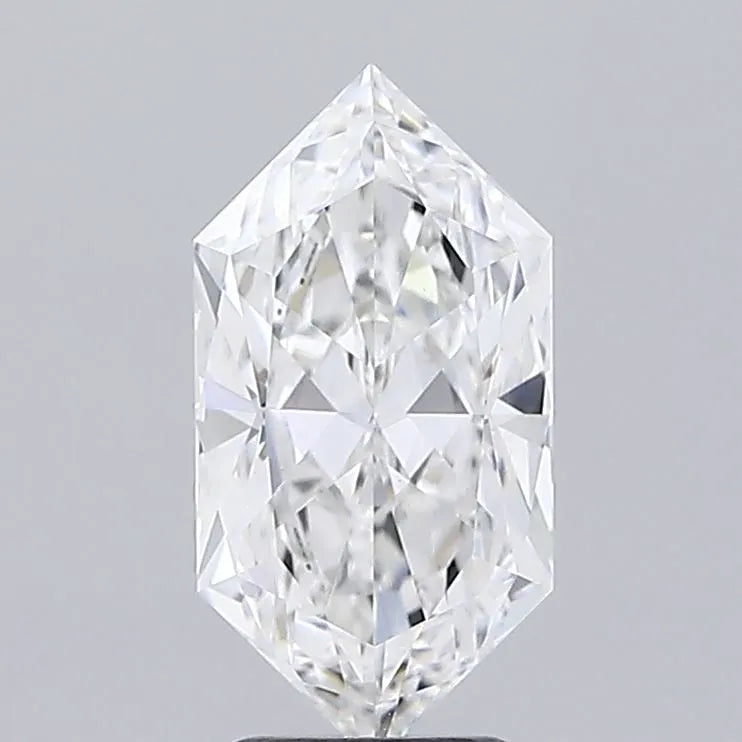 3.12ct Hexagonal Lab Grown Diamond (Colour F, Clarity VVS2, IGI Certified)