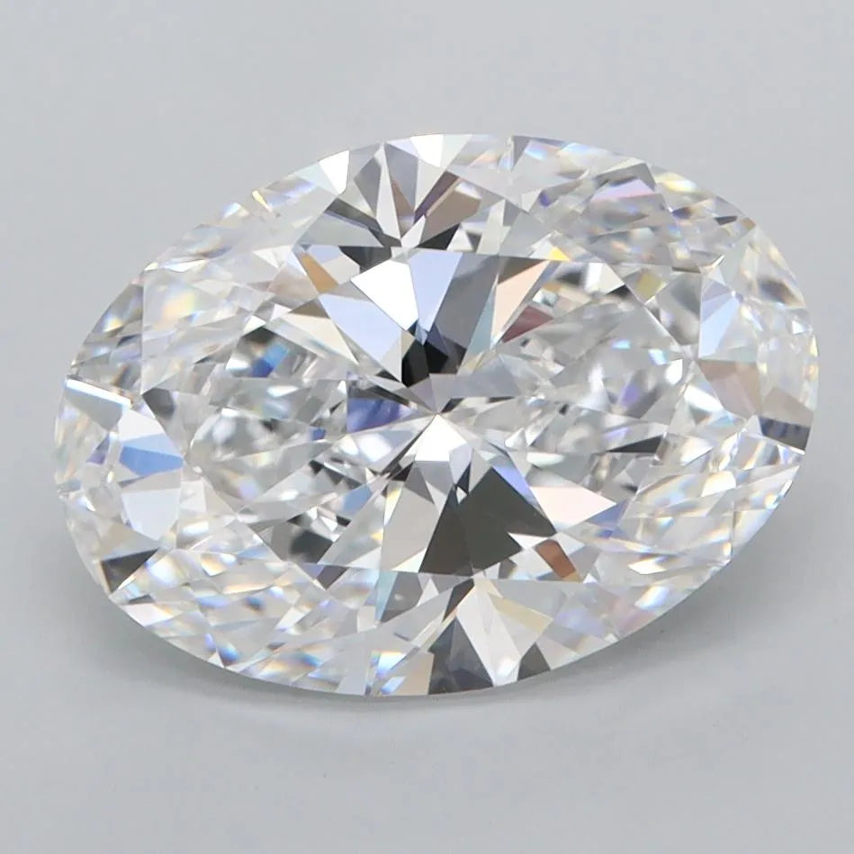 3.15ct Oval Lab Grown Diamond (Colour D, Clarity FL, IGI Certified)