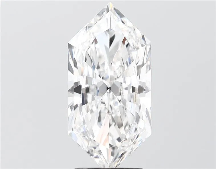 3.16ct Hexagonal Lab Grown Diamond (Colour E, Clarity VVS2, IGI Certified)